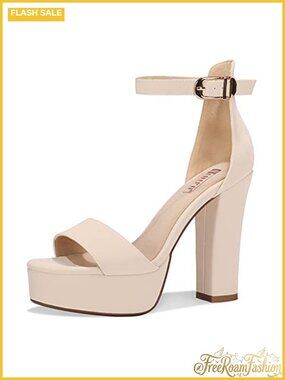 Platform Chunky High Heels Ankle Strap Sandals